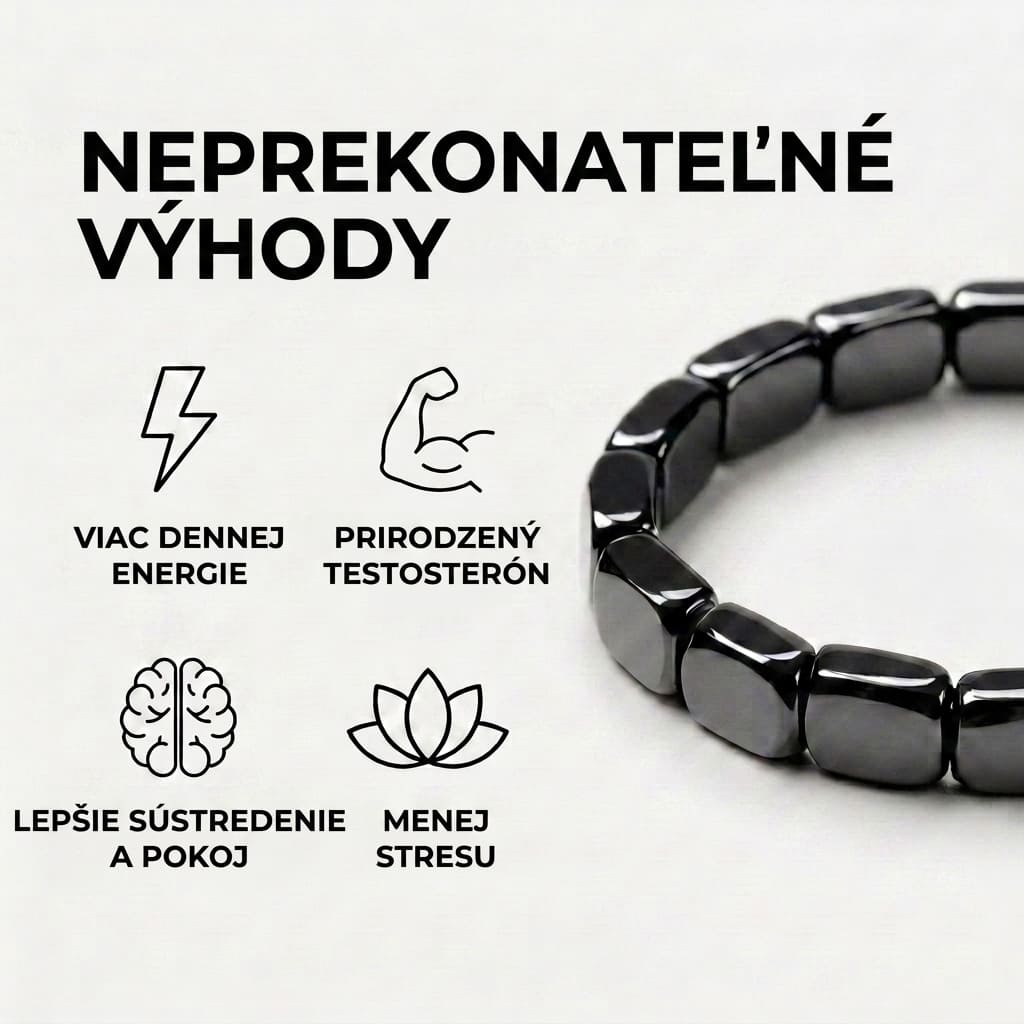 Hematitový náramok Lumo®