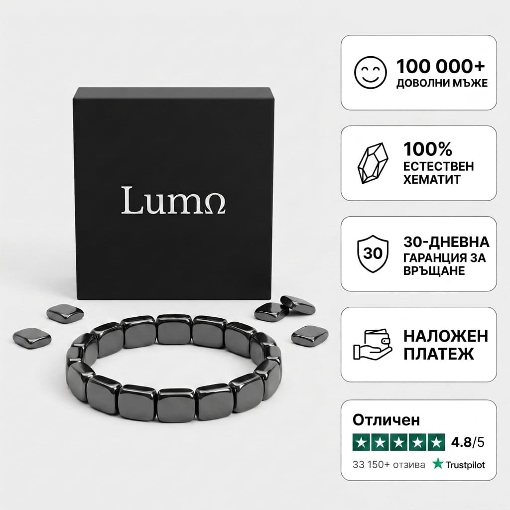 Хематитена гривна Lumo®