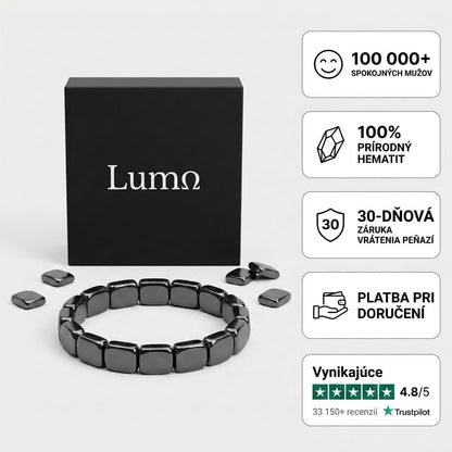 Hematitový náramok Lumo®